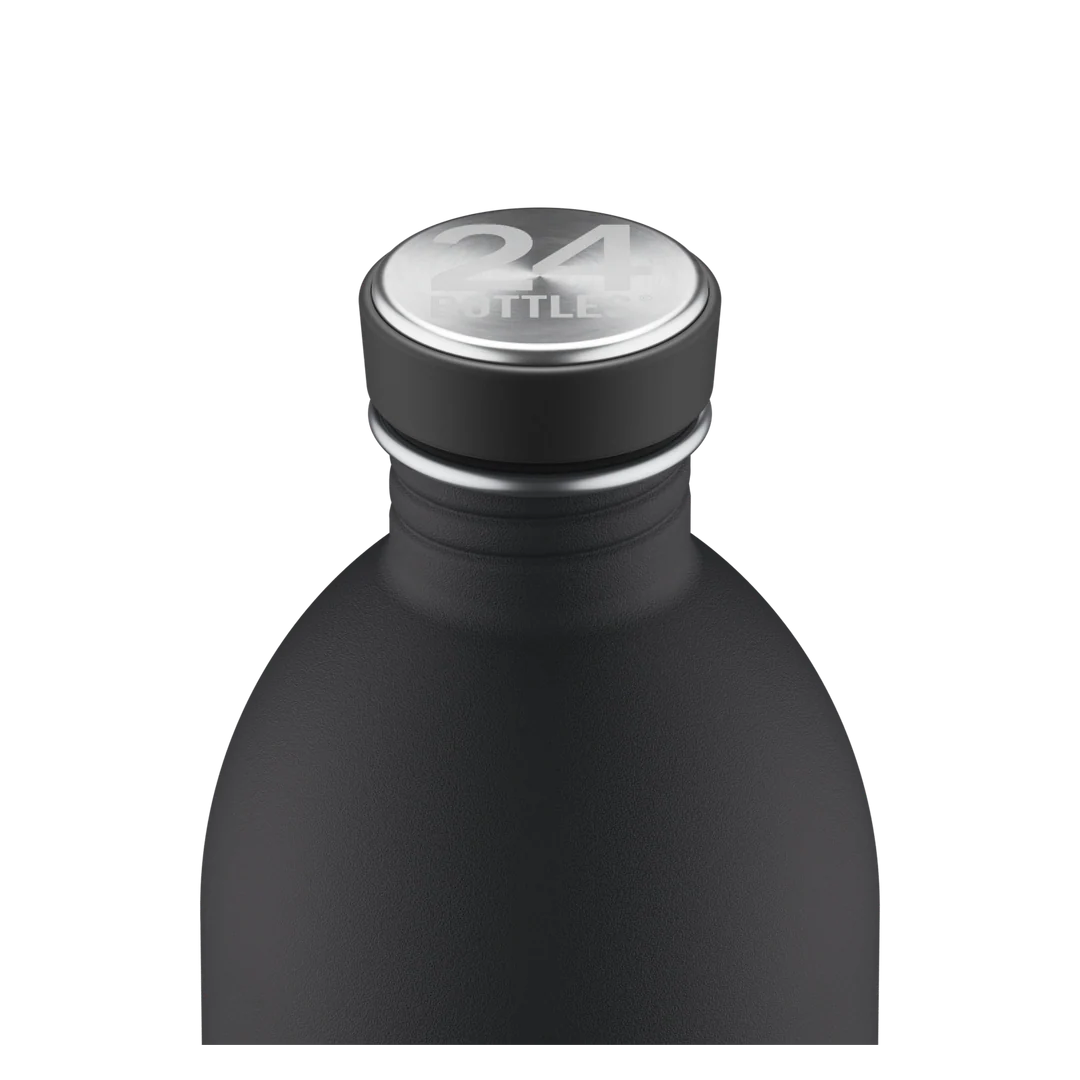 24 Bottles Urban Bottle Tuxedo Black 1l