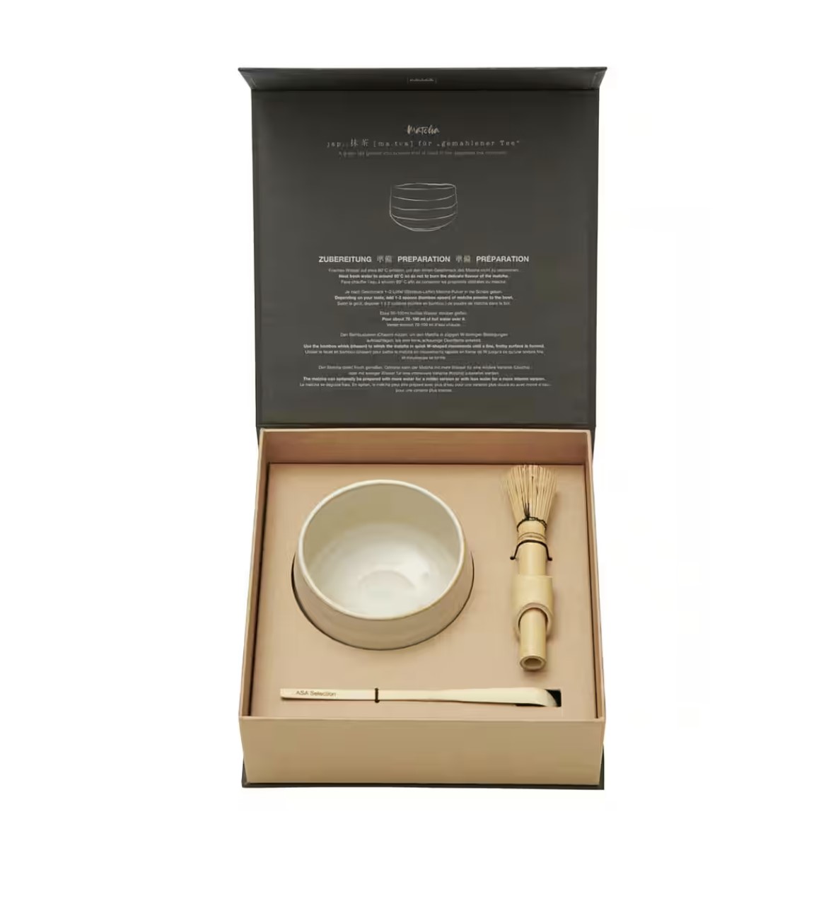 ASA Moribana Matcha-Set matsu shiny 3teilig