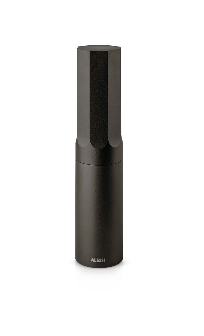 Alessi KG01 Salz-, Pfeffer- und Gewürzmühle Dunkelgrau