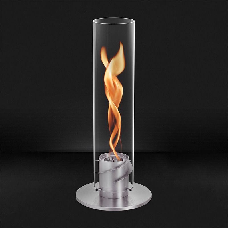 höfats SPIN 1200 Tischfeuer silber