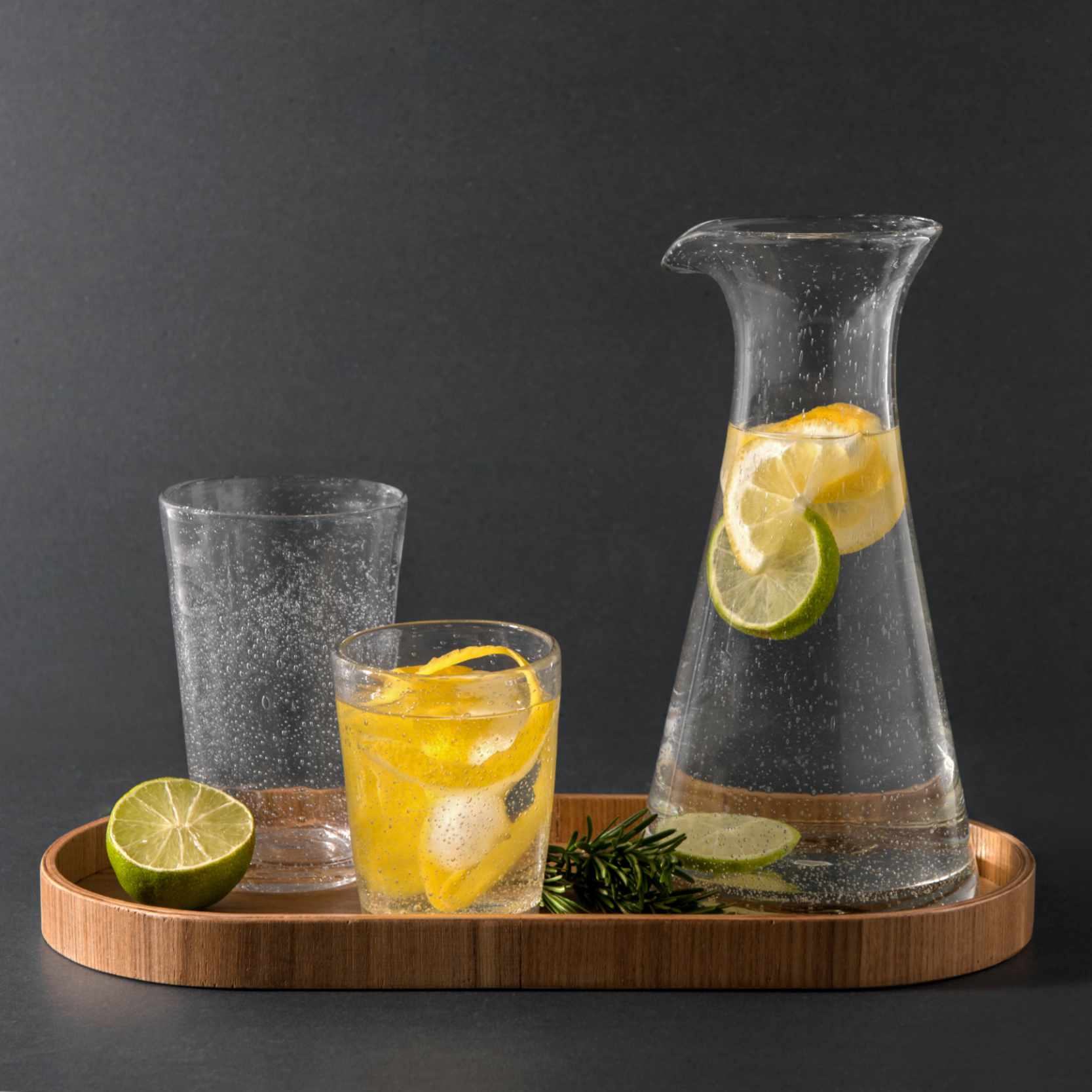 Broste Copenhagen Trinkglas Bubble Glas mit Luftblasen
