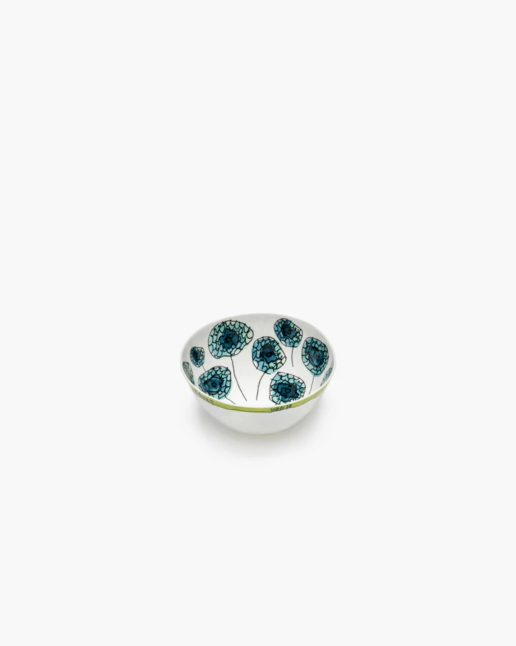 Serax Bowl S Anemone vaniglia midnight flowers von Marni 12cm