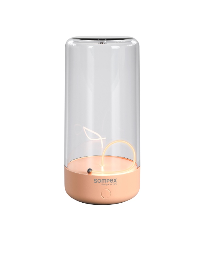 Sompex Pulse Akku-Tischleuchte apricot