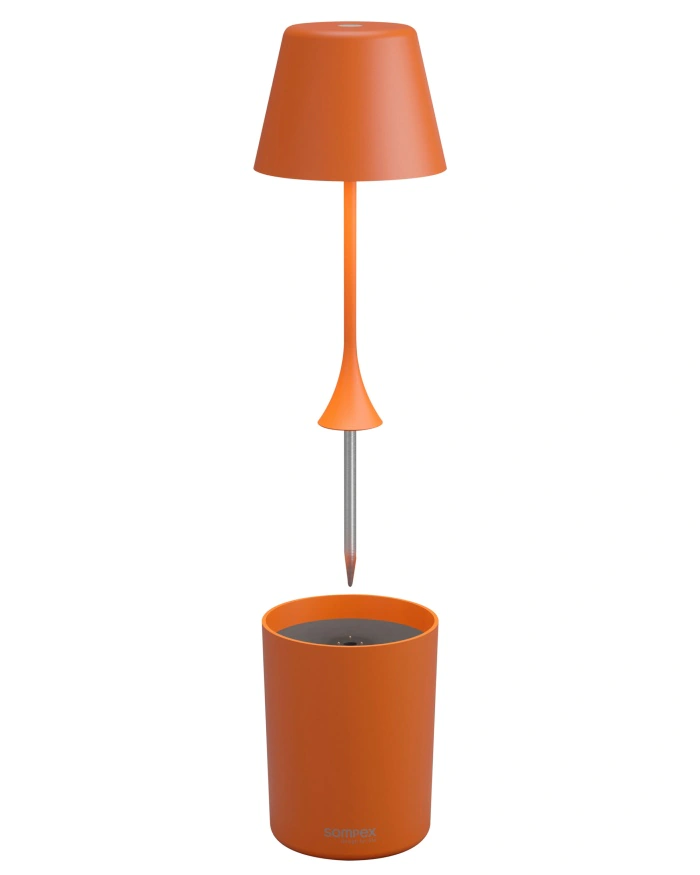 Sompex Peeky Akku-Tischleuchte orange