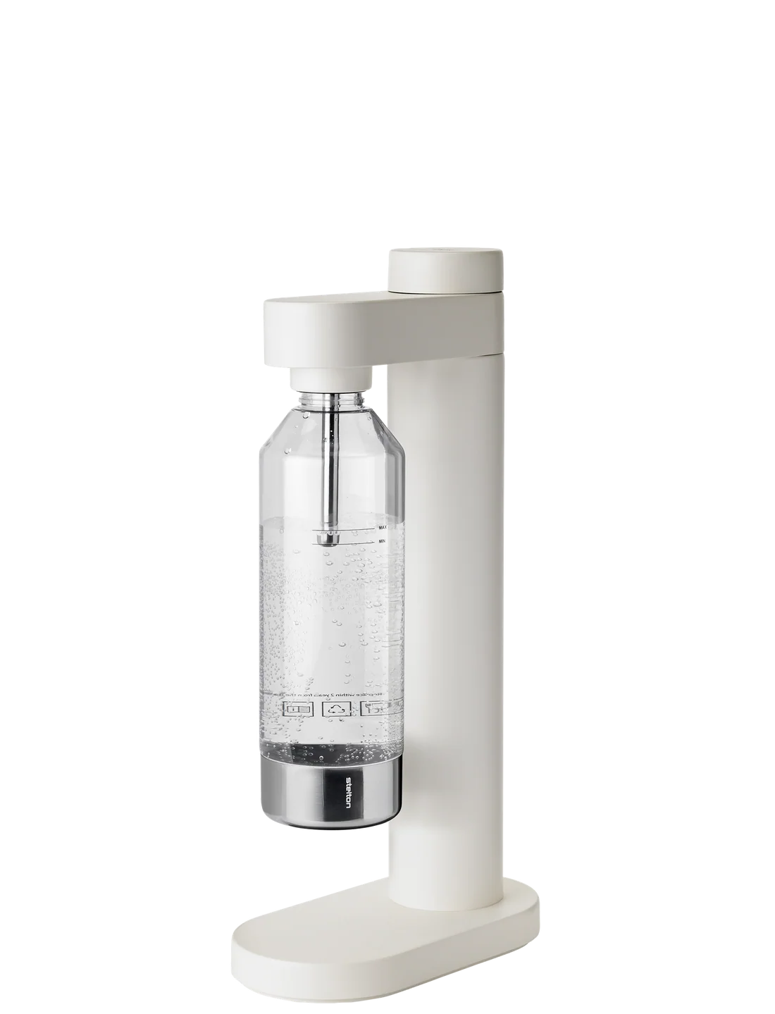 Stelton Brus Wassersprudler soft weiß