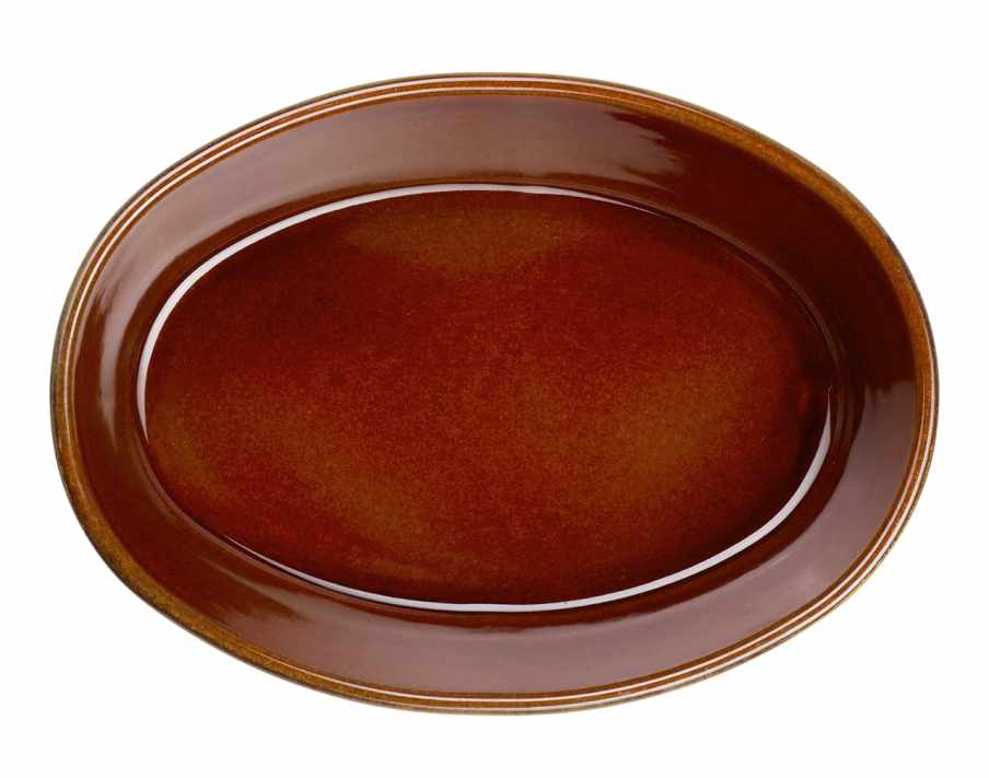 ASA Kitchenart Auflaufform braun oval 25cm
