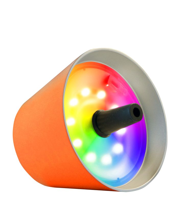 Sompex Top 2.0 - RGBW-Akku-Flaschenleuchte orange