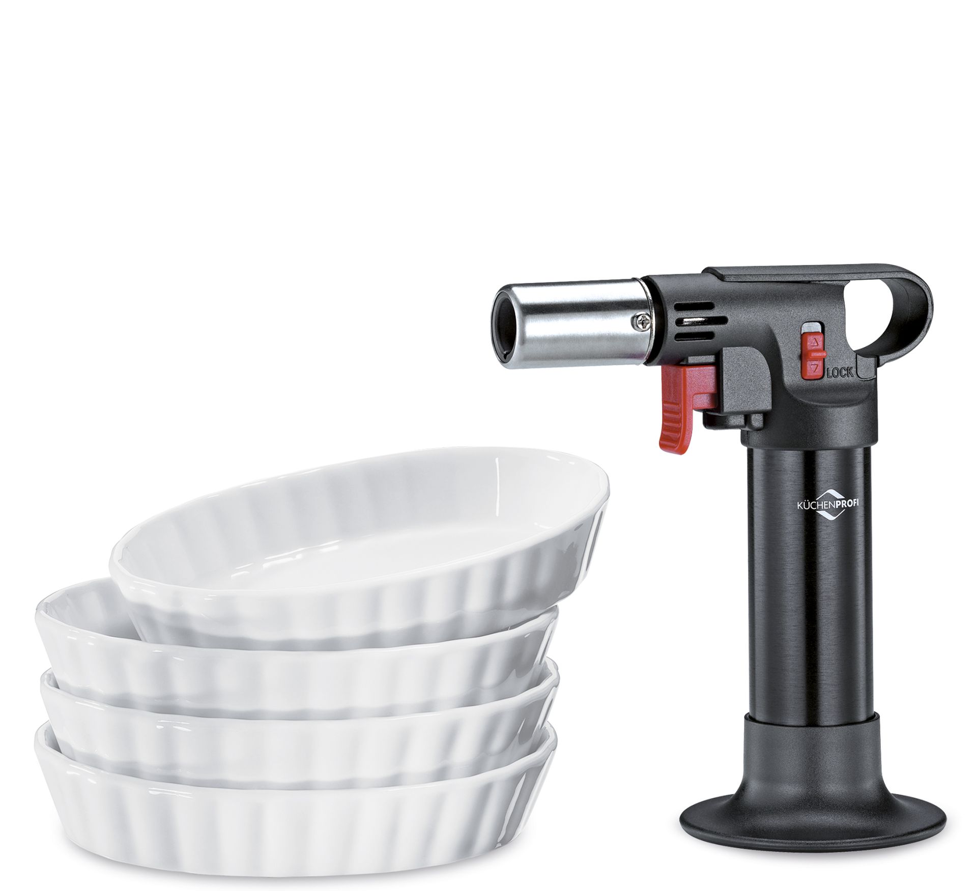Küchenprofi Crème Brûlée-Set Classic 5-teilig