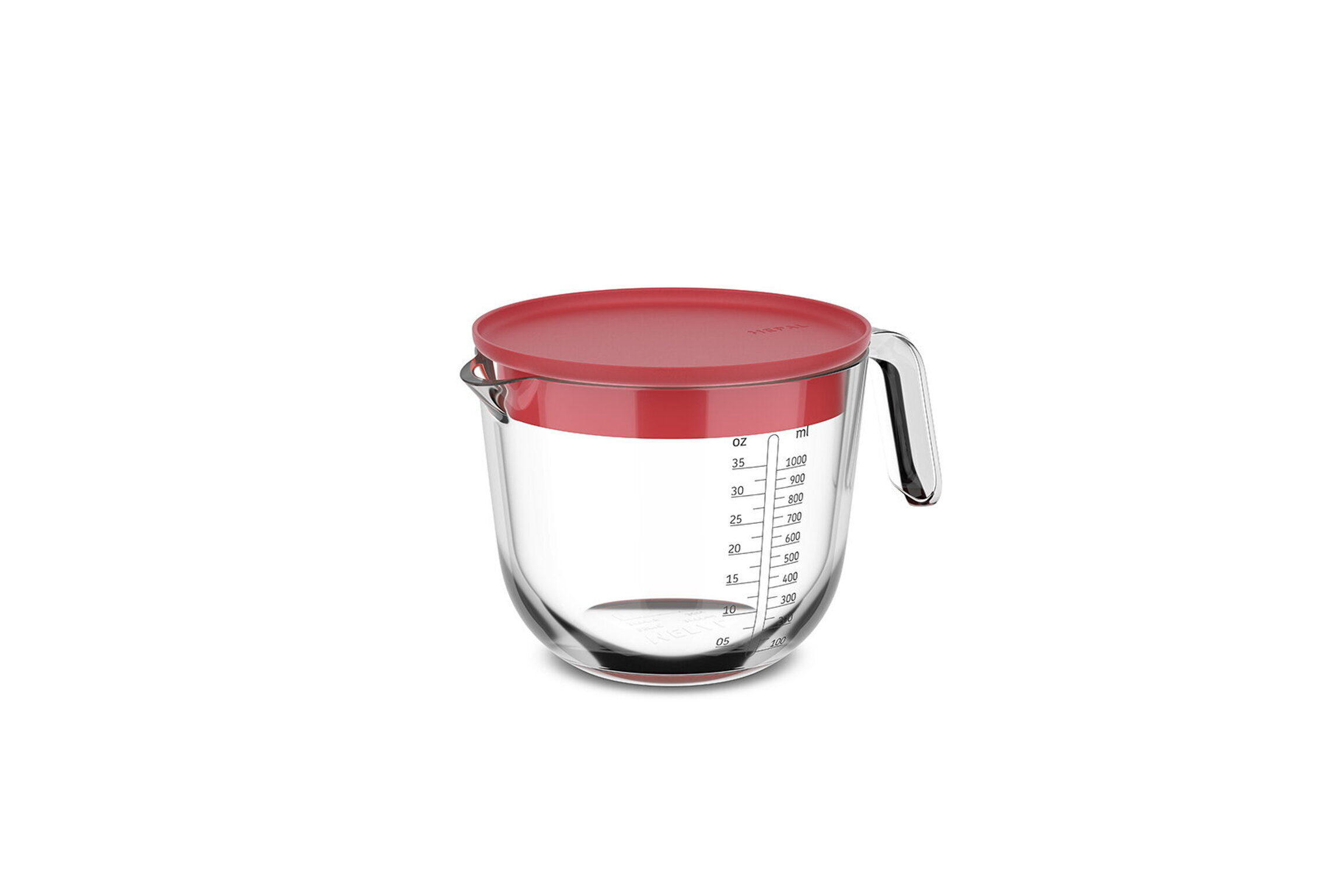 mepal Glas Messbecher Chef It 1l coral
