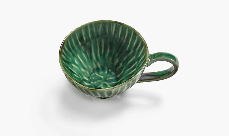 Serax Cappuccino Tasse grün Verde Lanza von Pascale Naessens