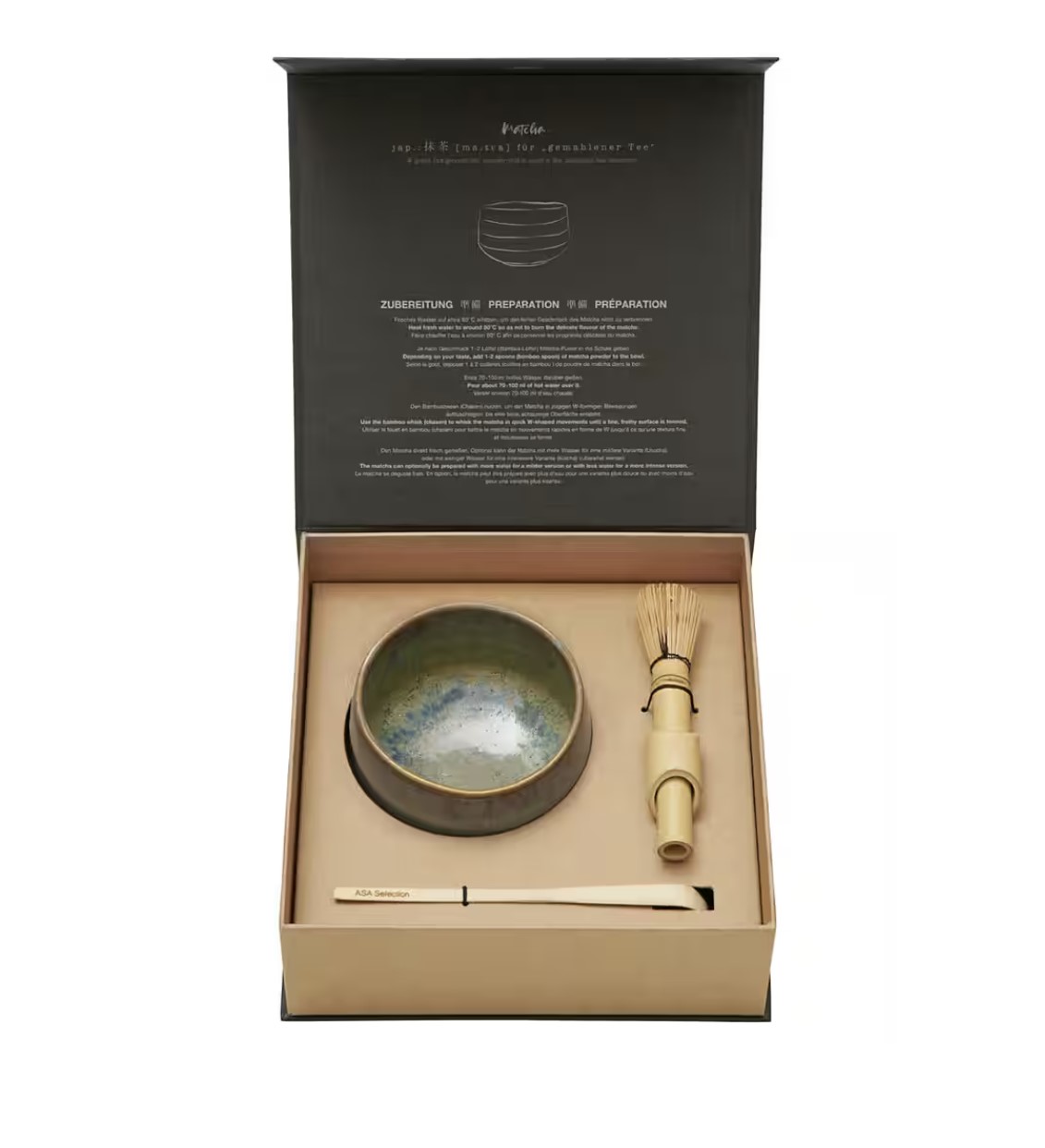 ASA Moribana Matcha-Set ishi shiny 3teilig