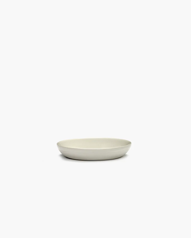 Serax Shale S weiß blaue Streifen Feast von Ottolenghi 11.5cm