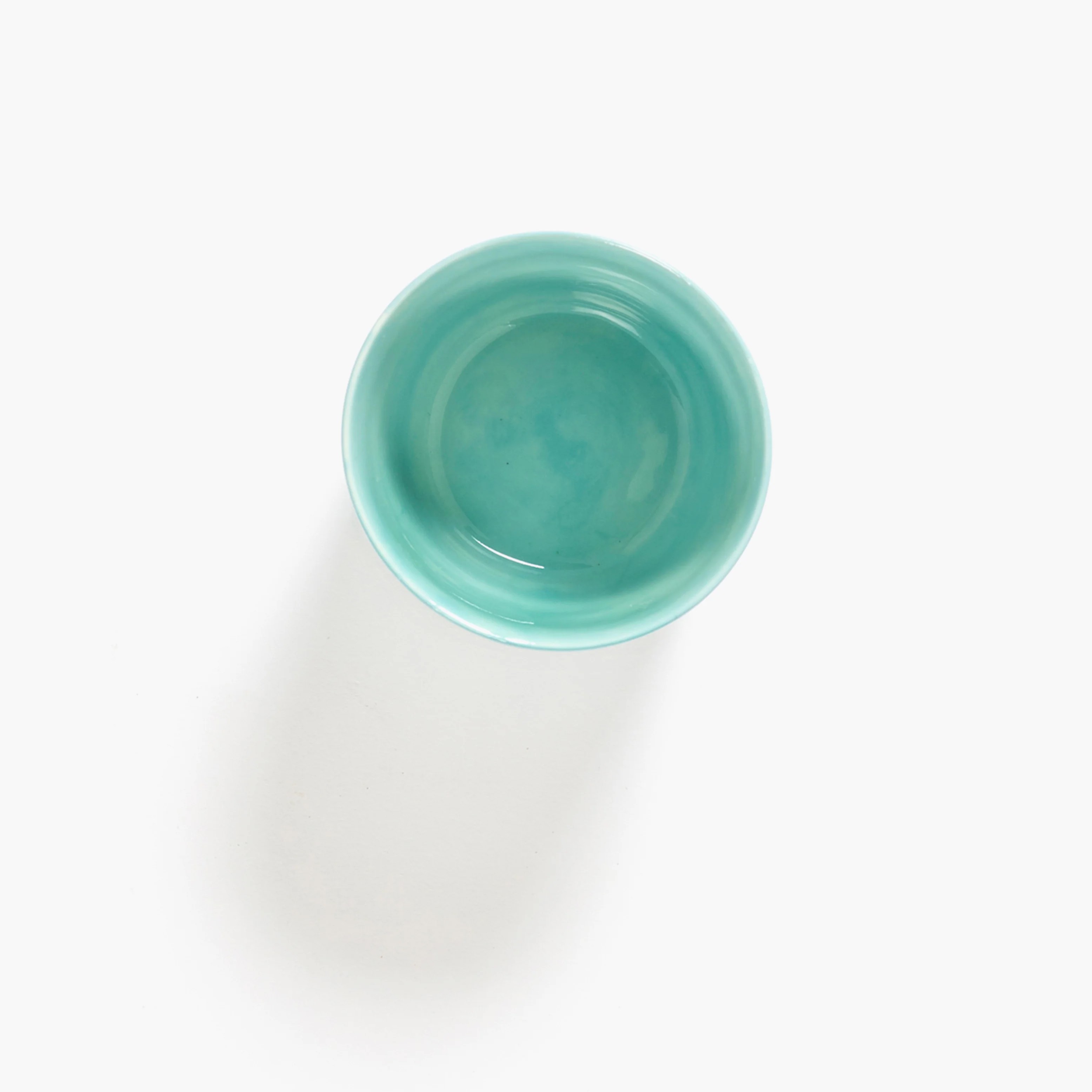 Serax Espressotasse 15cl azurblau mit roten Streifen von Ottolenghi