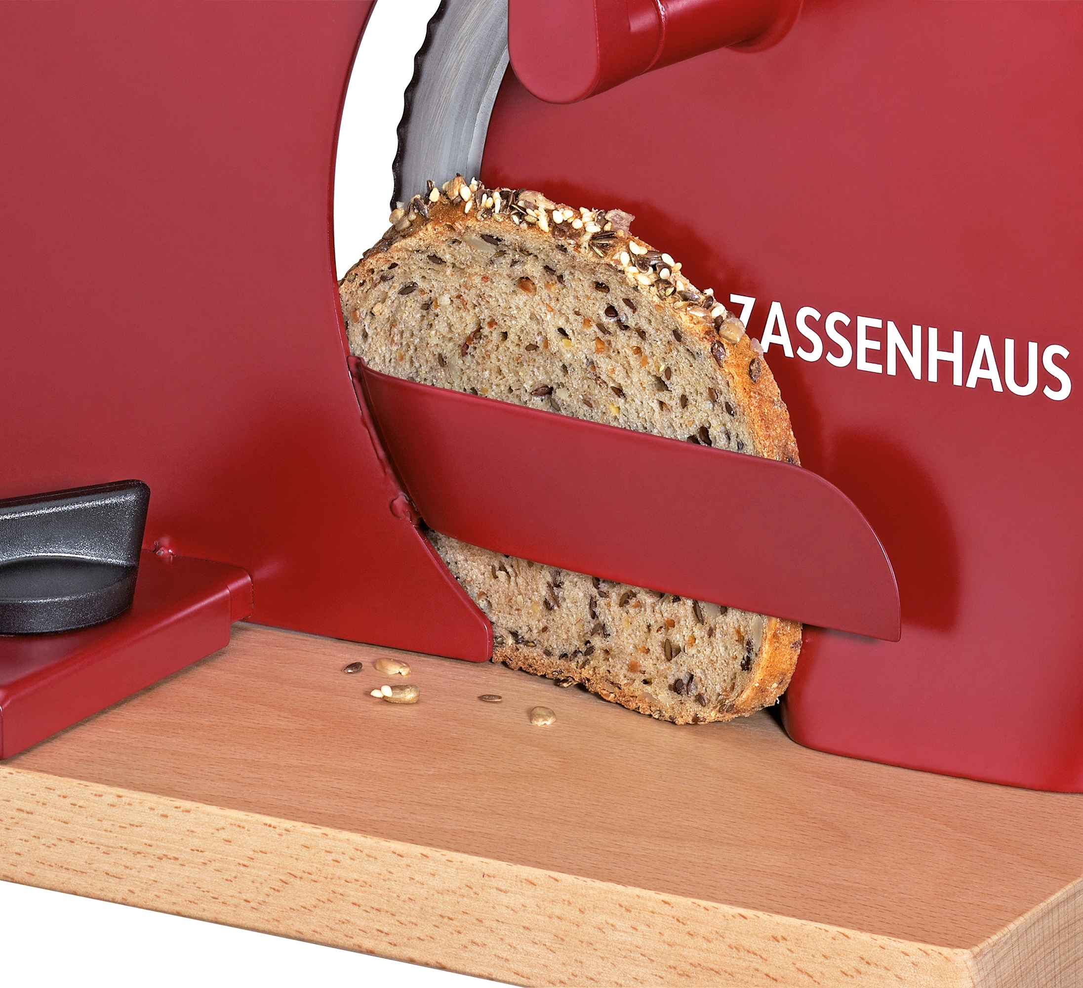Zassenhaus Brotschneidemaschine Pure rot