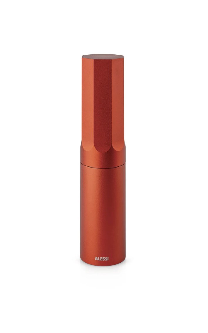 Alessi KG01 Salz-, Pfeffer- und Gewürzmühle Rot