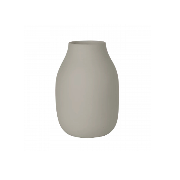 blomus Vase Colora Mourning Dove soft touch S
