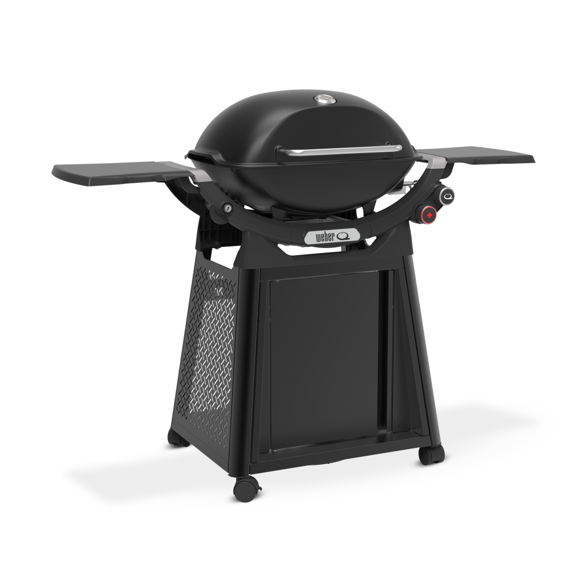 Weber Q 3200N+ Gasgrill mit Seitentische und Rollwagen