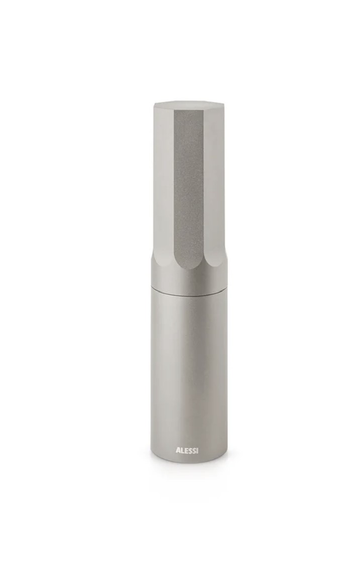 Alessi KG01 Salz-, Pfeffer- und Gewürzmühle Aluminium