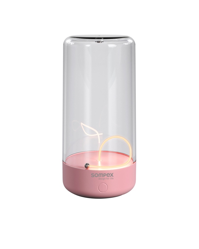Sompex Pulse Akku-Tischleuchte pink
