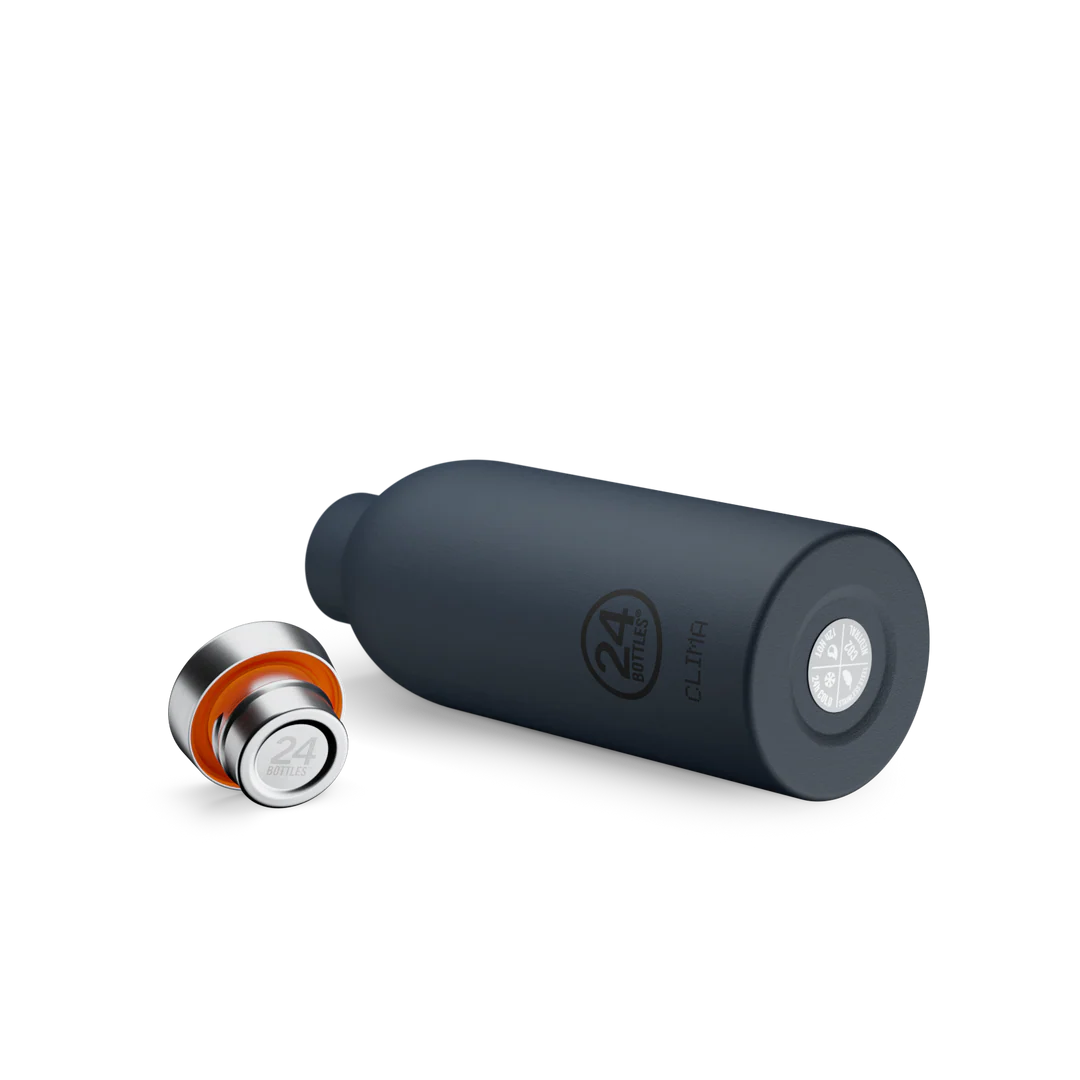 24 Bottles Clima Bottle Navy Blue 500ml