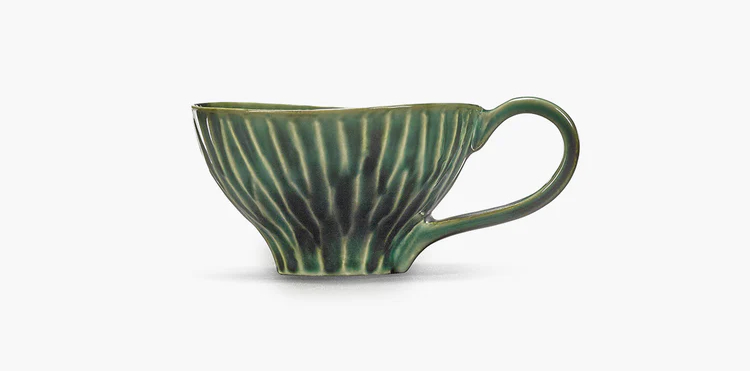 Serax Cappuccino Tasse grün Verde Lanza von Pascale Naessens