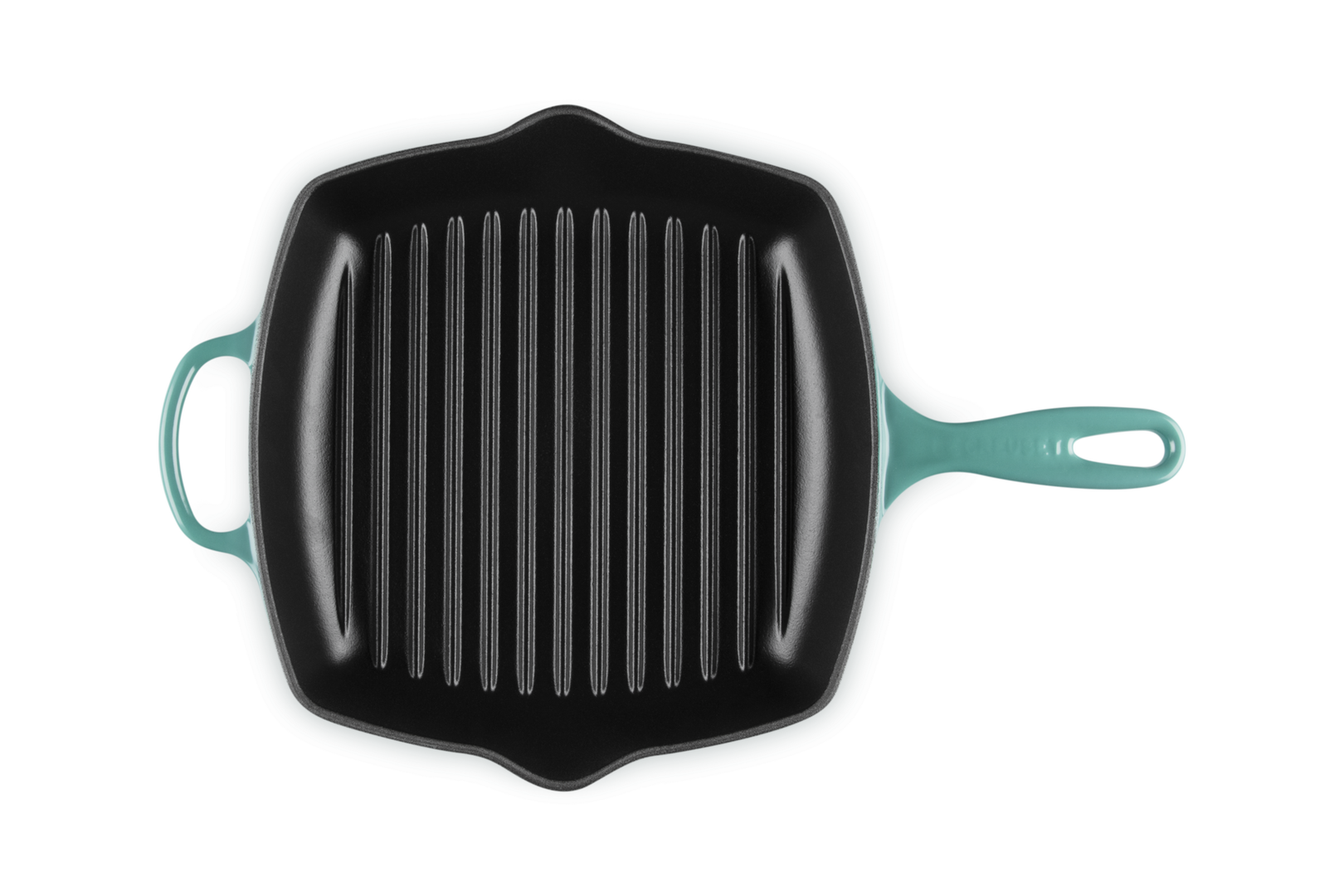 Le Creuset Grillpfanne Signature Quadratisch 26cm blue riviera