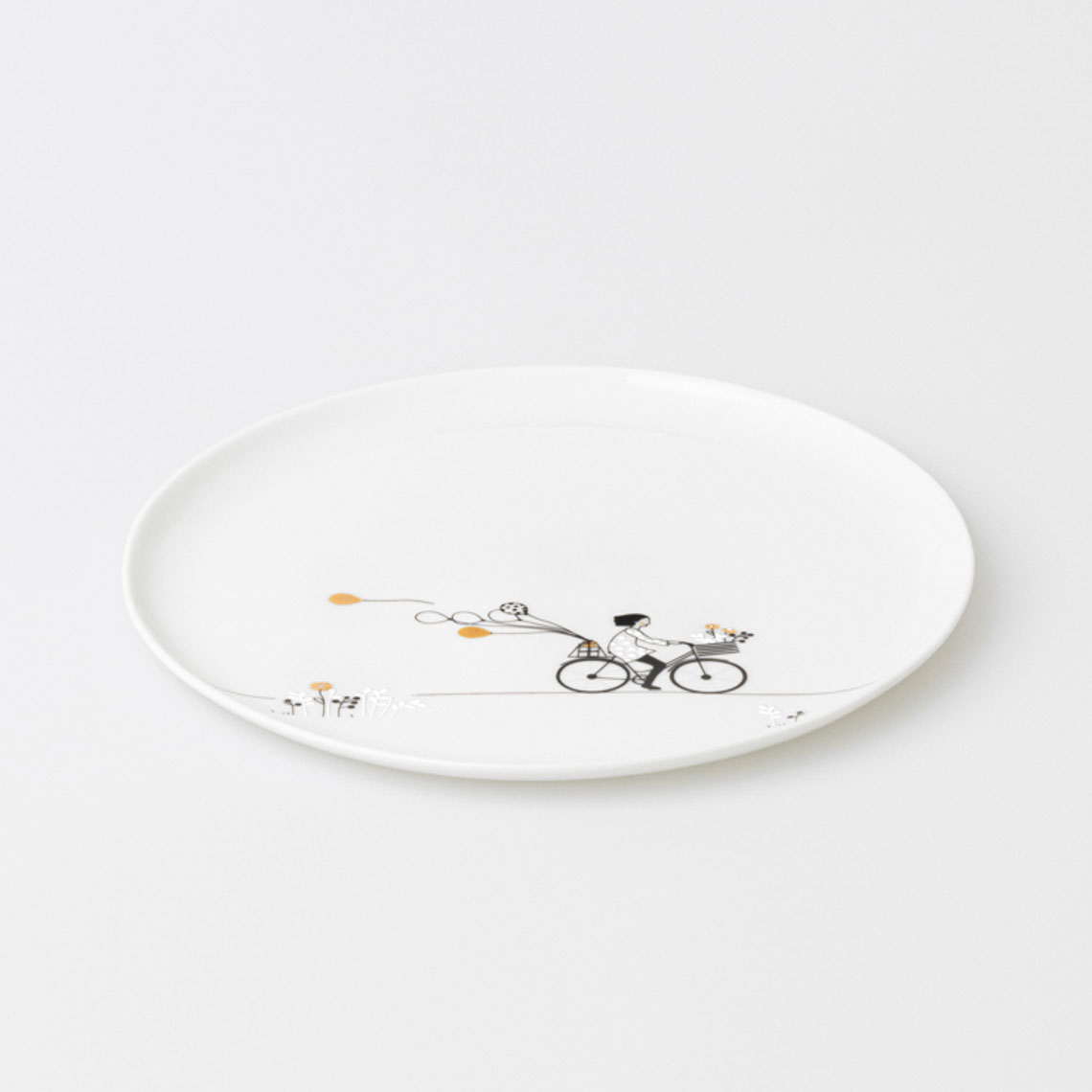 räder Geschenketeller Radfahrer Hobby 15cm