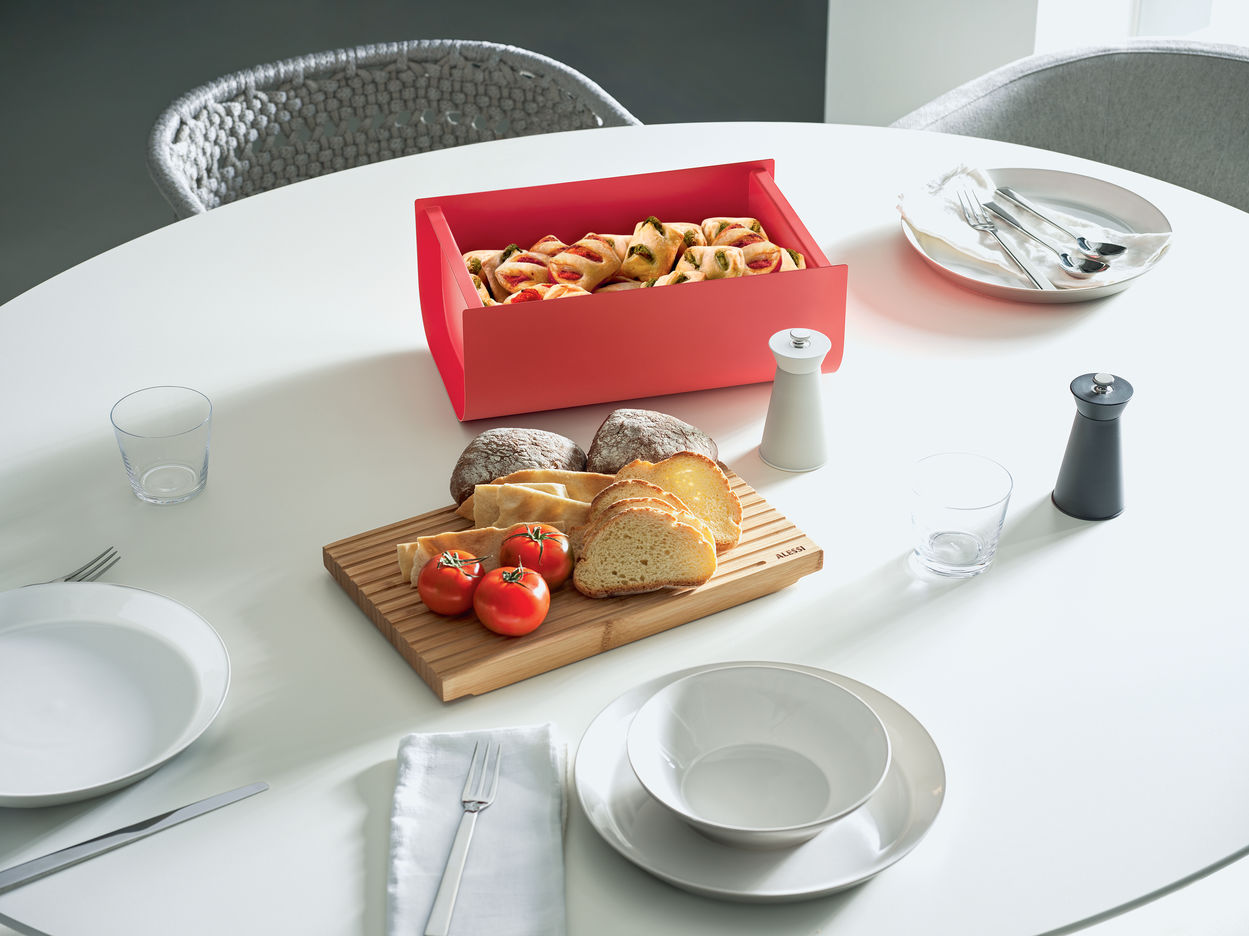Alessi Mattina Brotkasten rot