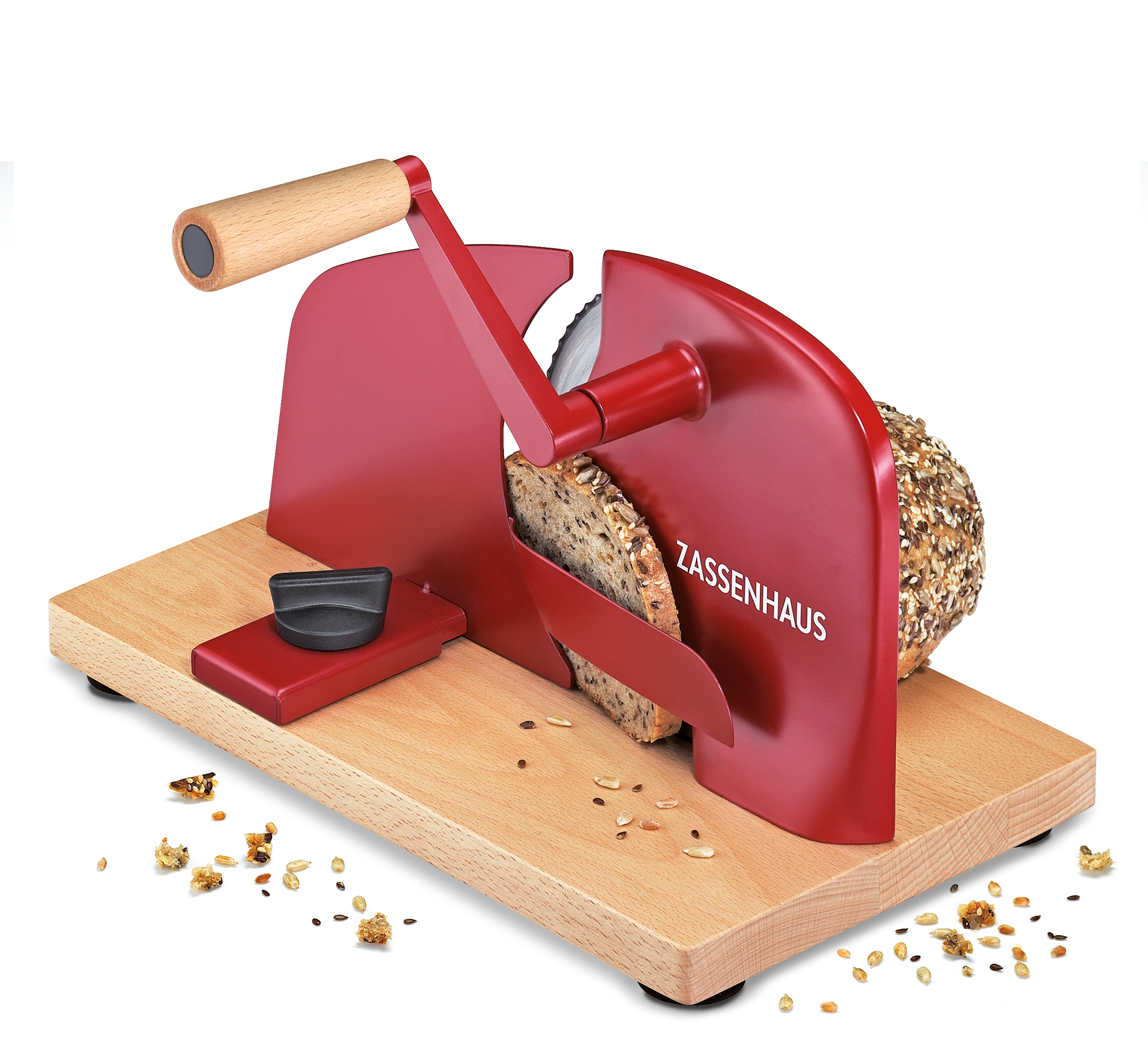 Zassenhaus Brotschneidemaschine Pure rot