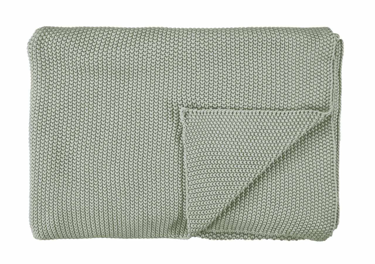 Marc O'Polo Decke Nordic Knit 130x170 Garden Green