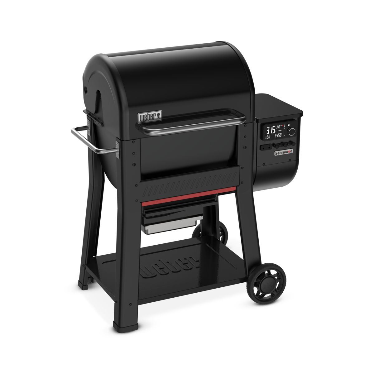 Weber Searwood Holzpelletgrill schwarz