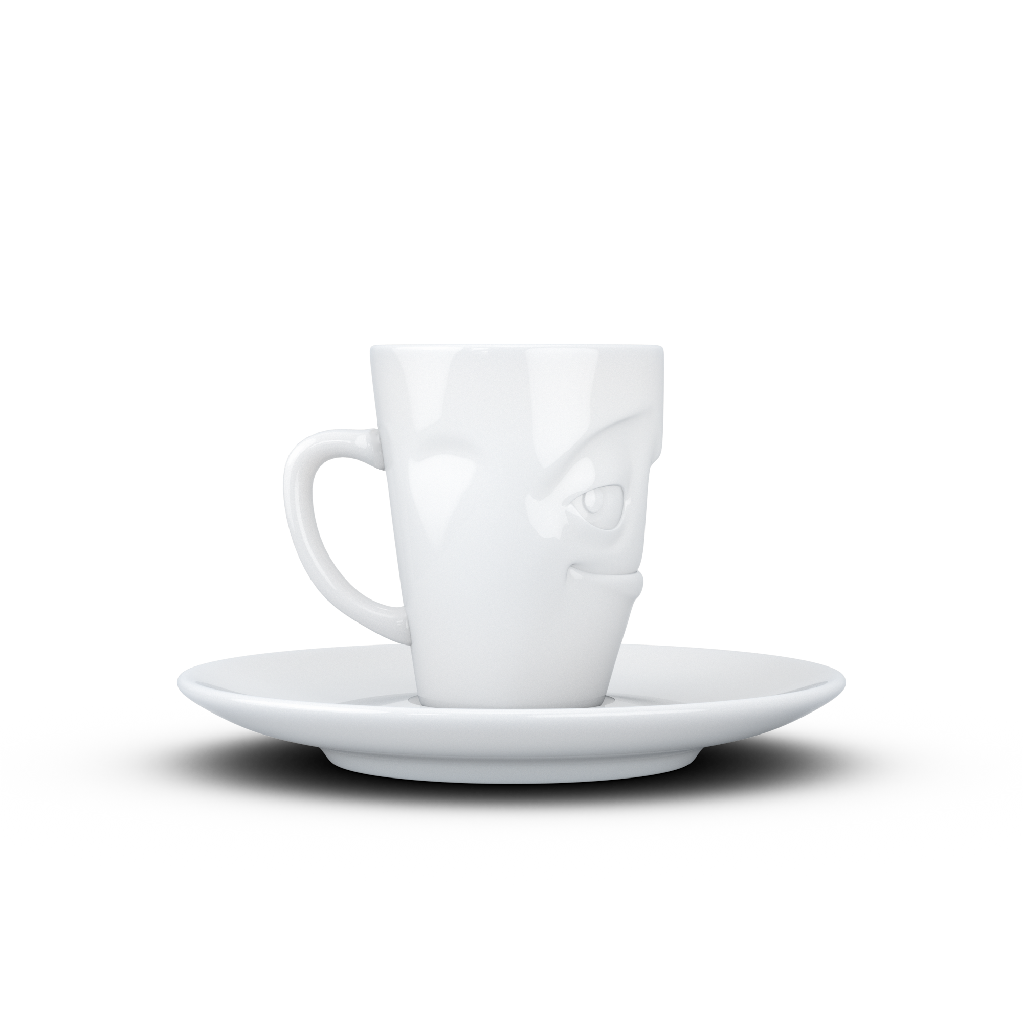 fiftyeight Espresso Mug Verschmitzt weiß