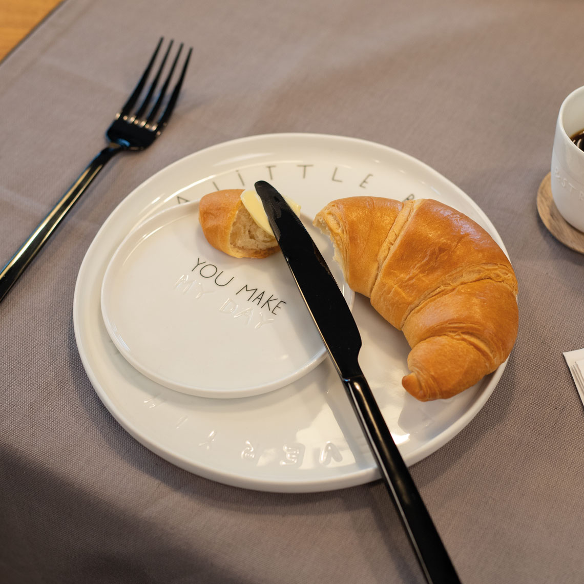räder Dining Guten Morgen Teller klein You make my day