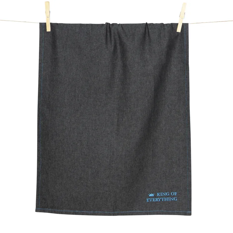 pad Denim Geschirrhandtuch 50x70cm king-black 2er Pack