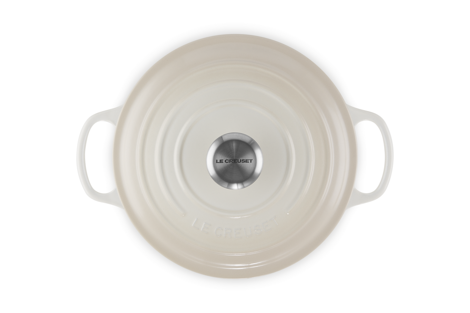 Le Creuset Sauteuse Gusseisen 3,4L meringue