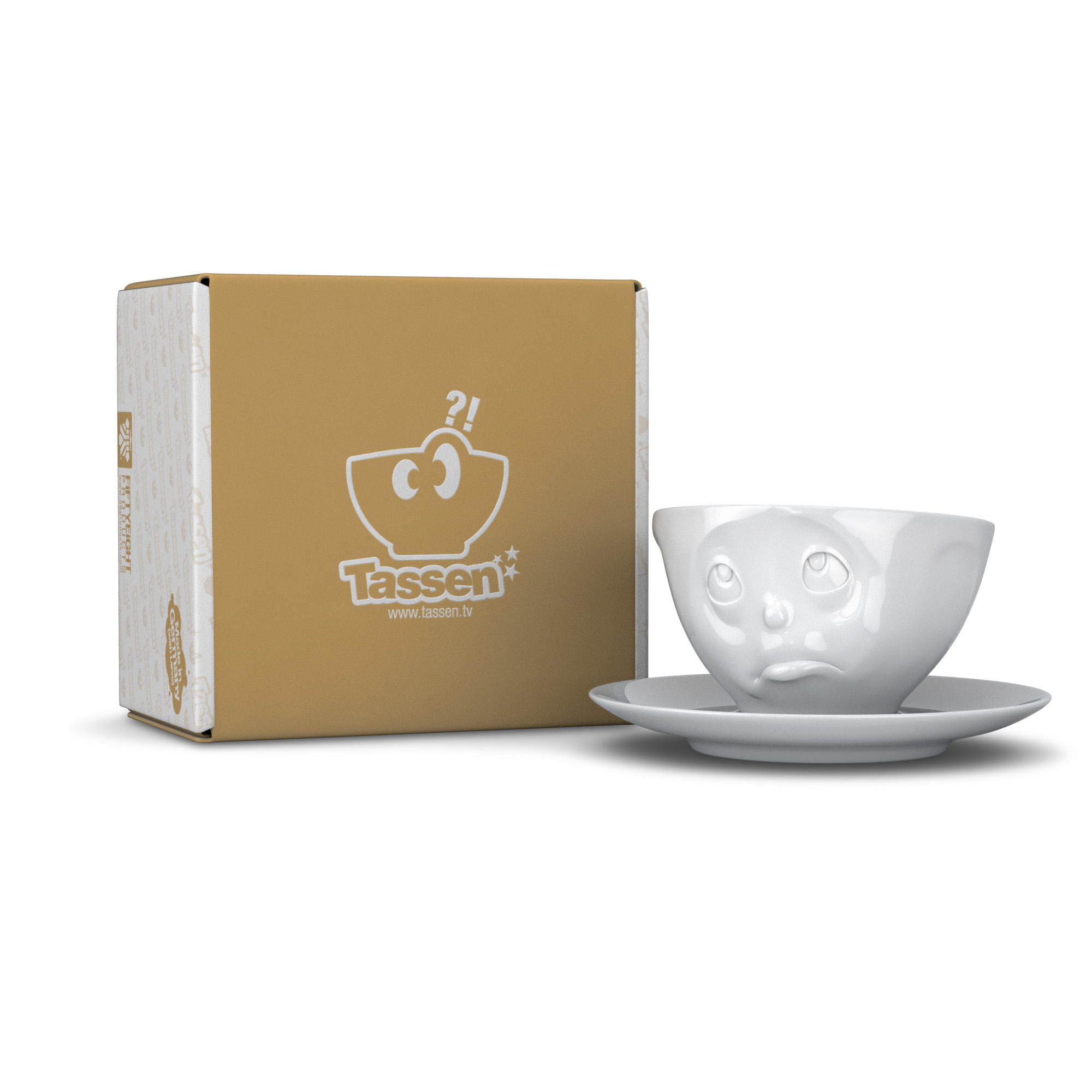 fiftyeight Kaffeetasse Och Bitte weiß