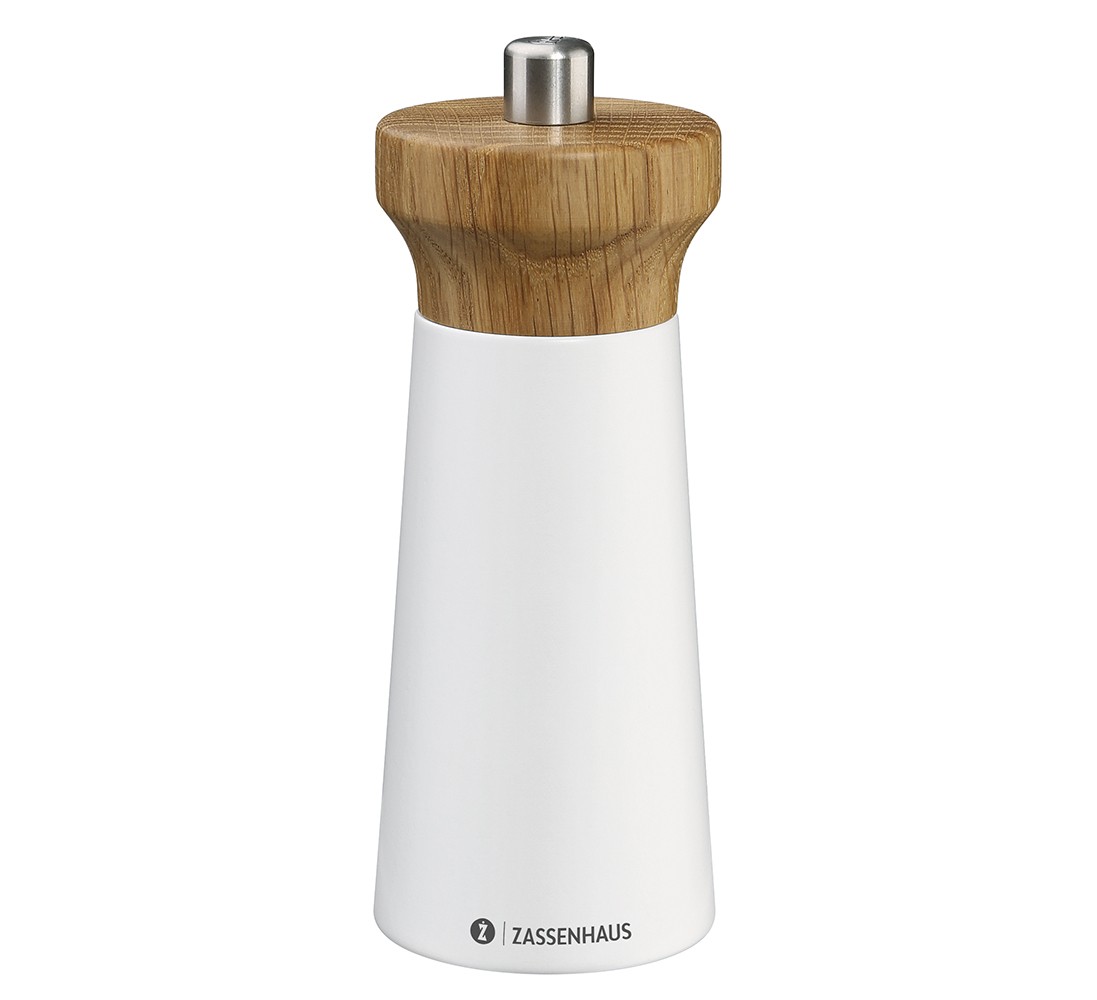 Zassenhaus Pfeffermühle Westerland 14cm weiß Eiche