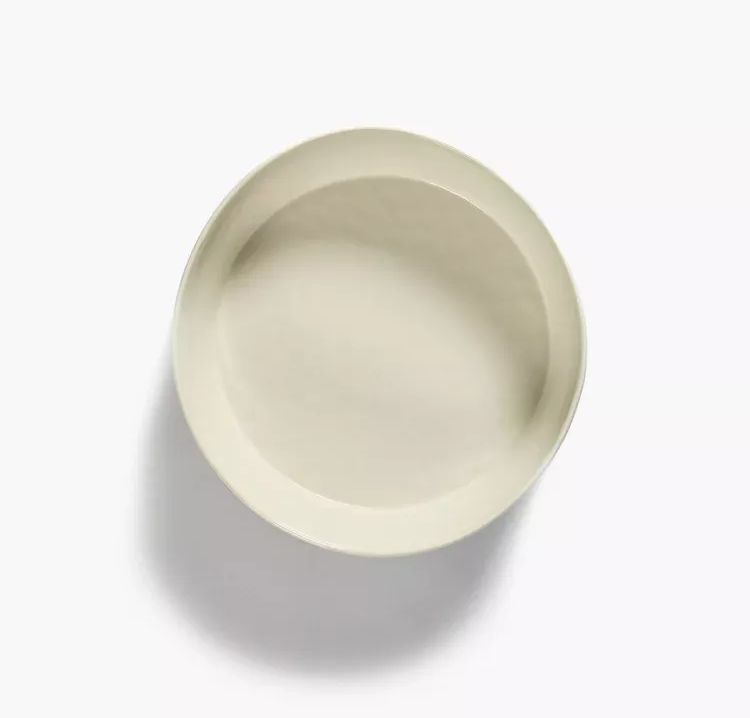 Serax Salatschüßel weiß blaue Streifen Feast von Ottolenghi 28.5cm