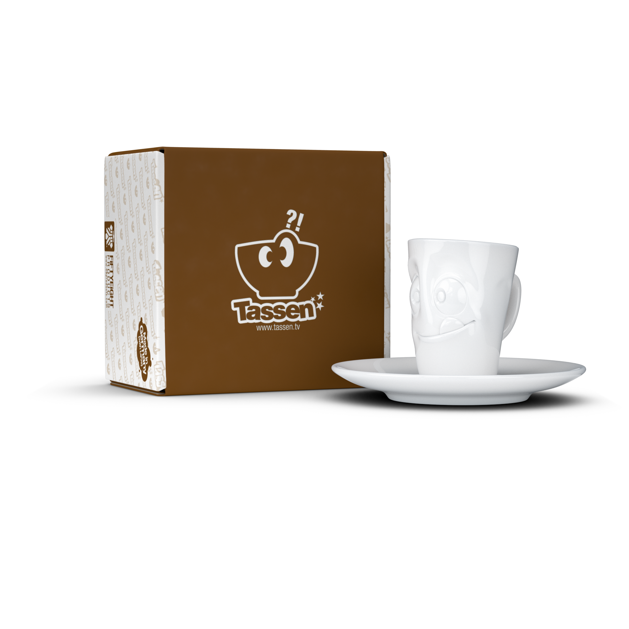 fiftyeight Espresso Mug Lecker weiß