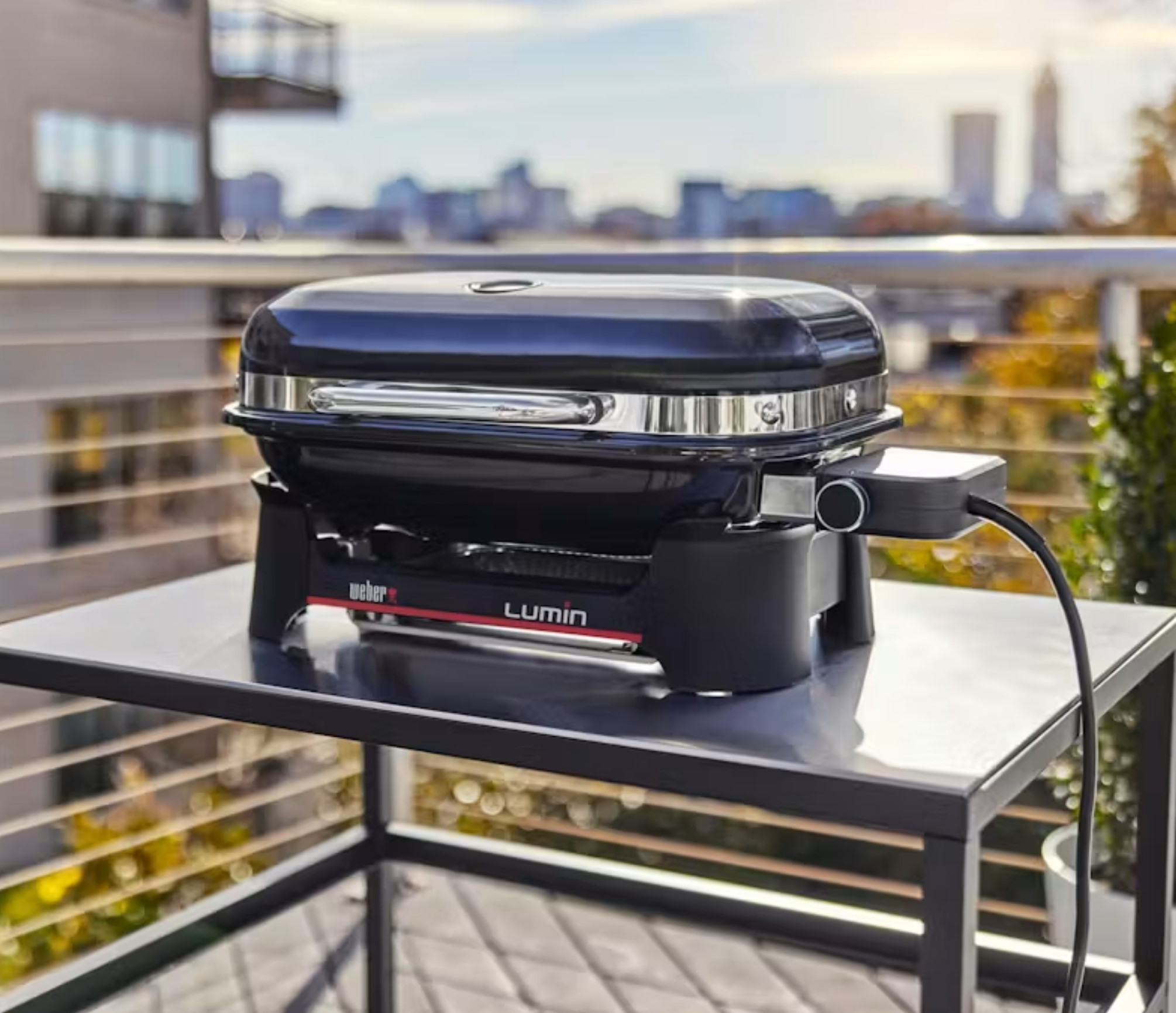 Weber Lumin Compact Outdoor Elektrogrill schwarz