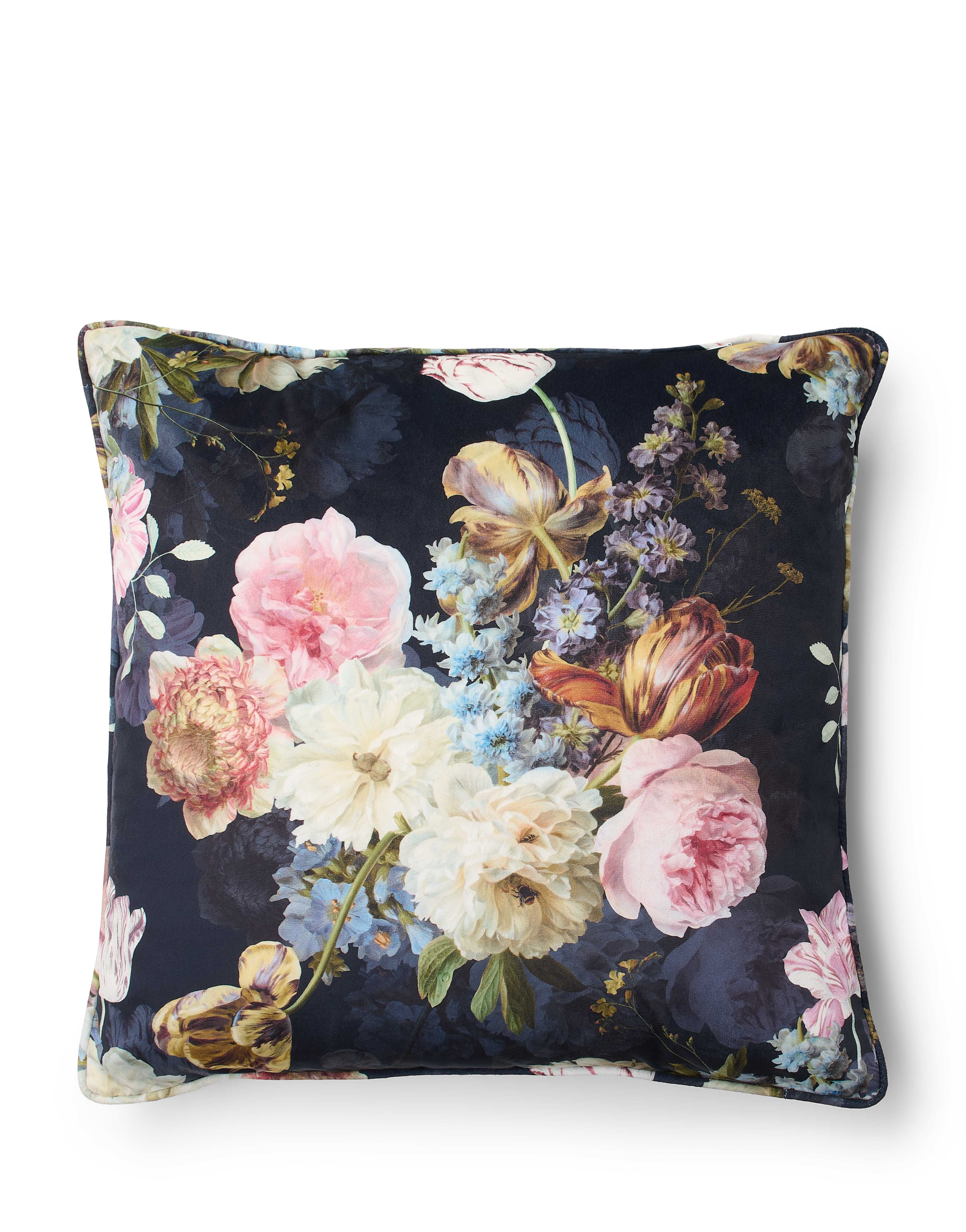 Essenza Rosabelle Dekokissen Nightblue 50x50cm