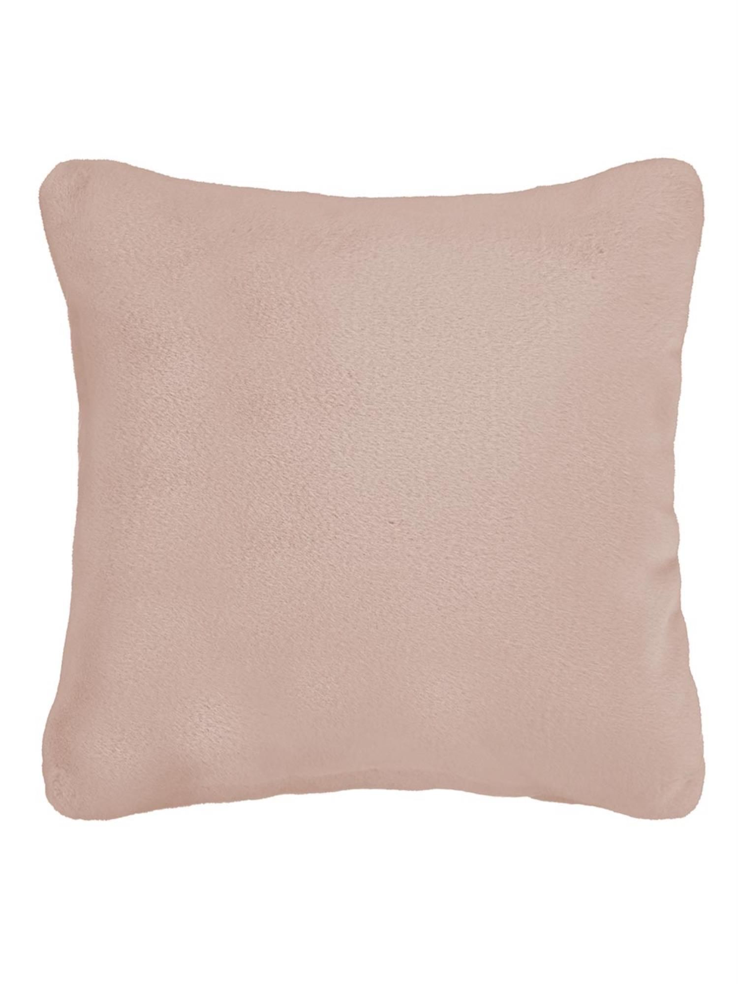 Essenza Furry Dekokissen Rose 50x50cm