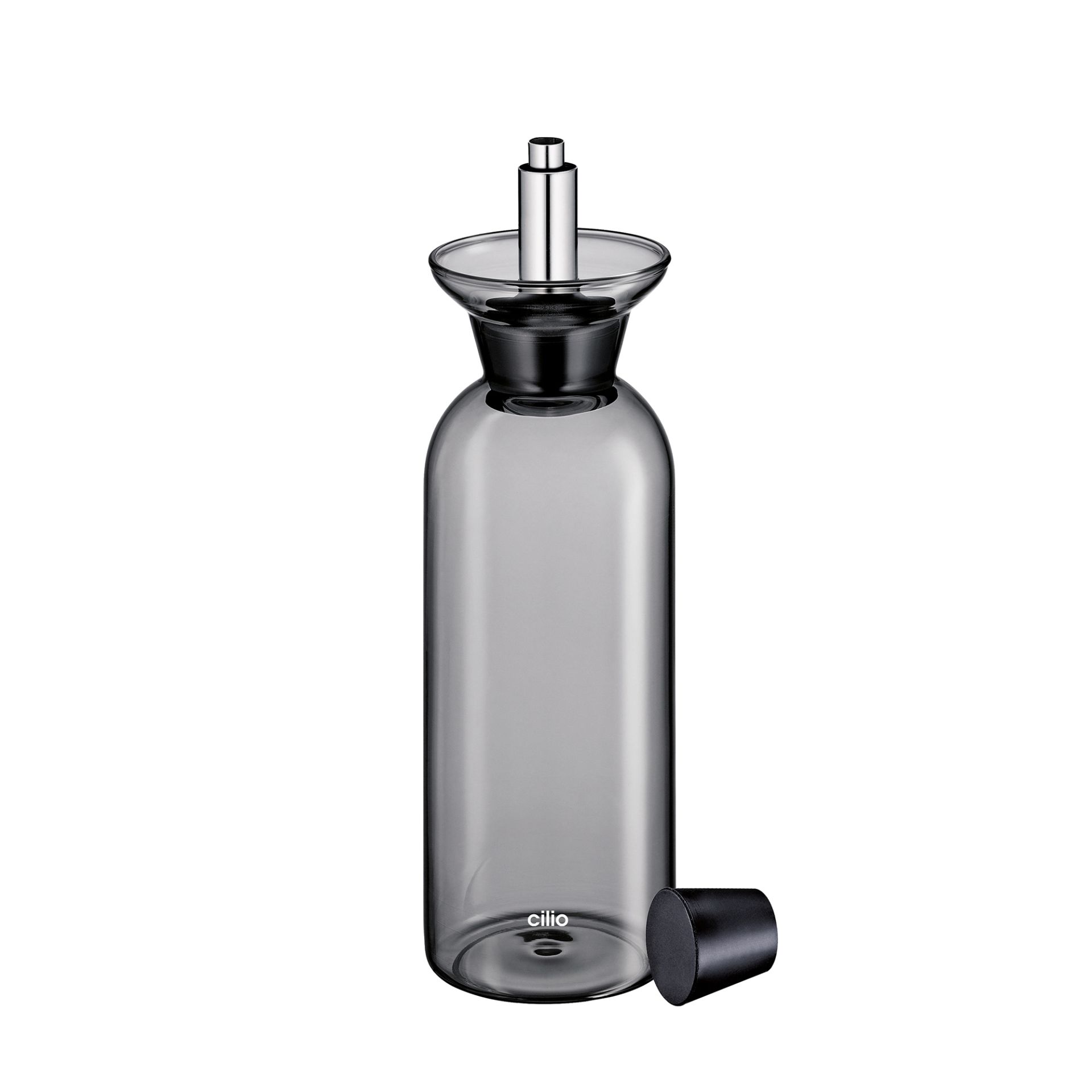 Cilio Essig-und Ölflasche Liguria grau