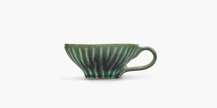 Serax Espresso Tasse grün Verde Lanza von Pascale Naessens