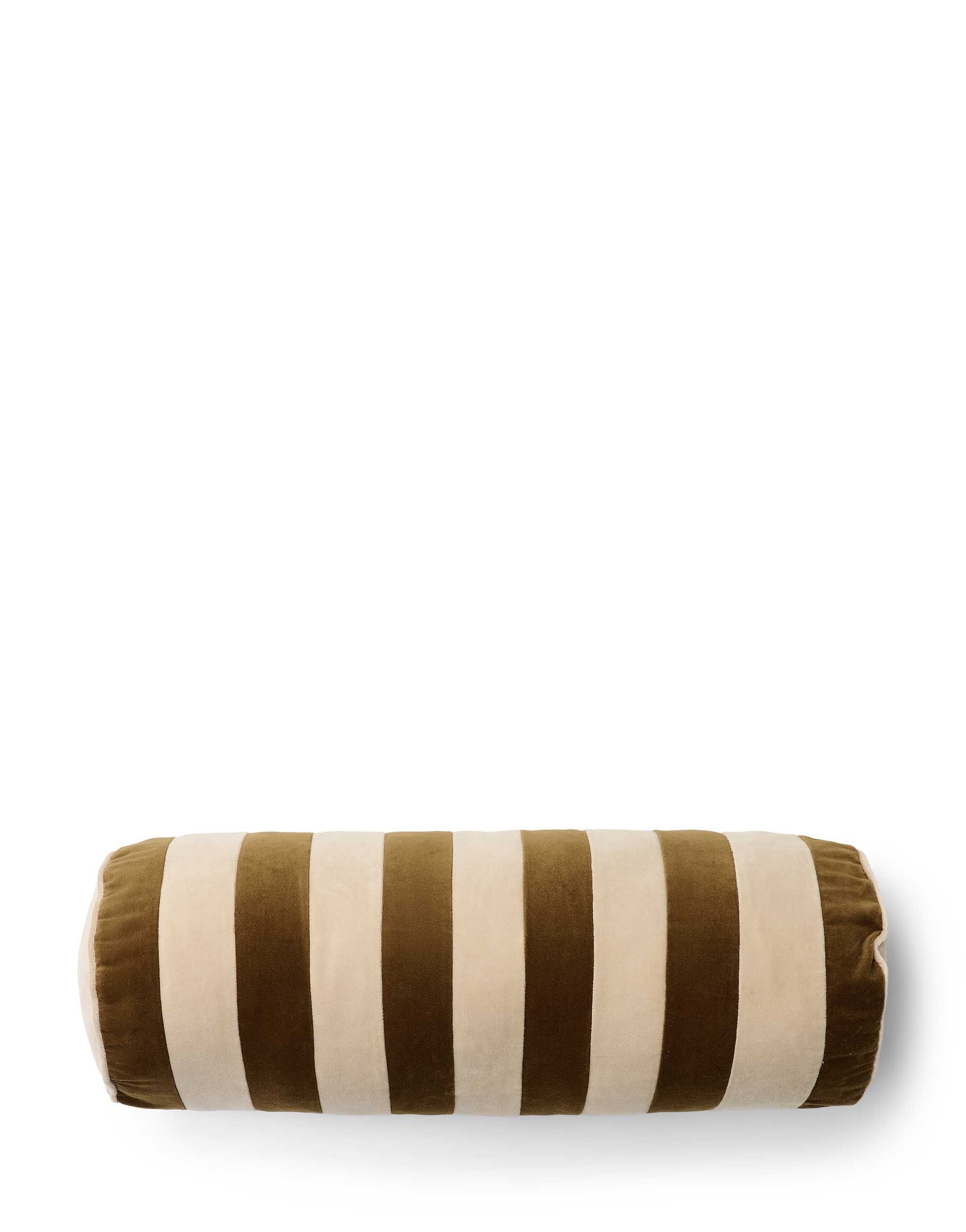 Essenza Bell Nackenrolle Slate brown 22x50cm