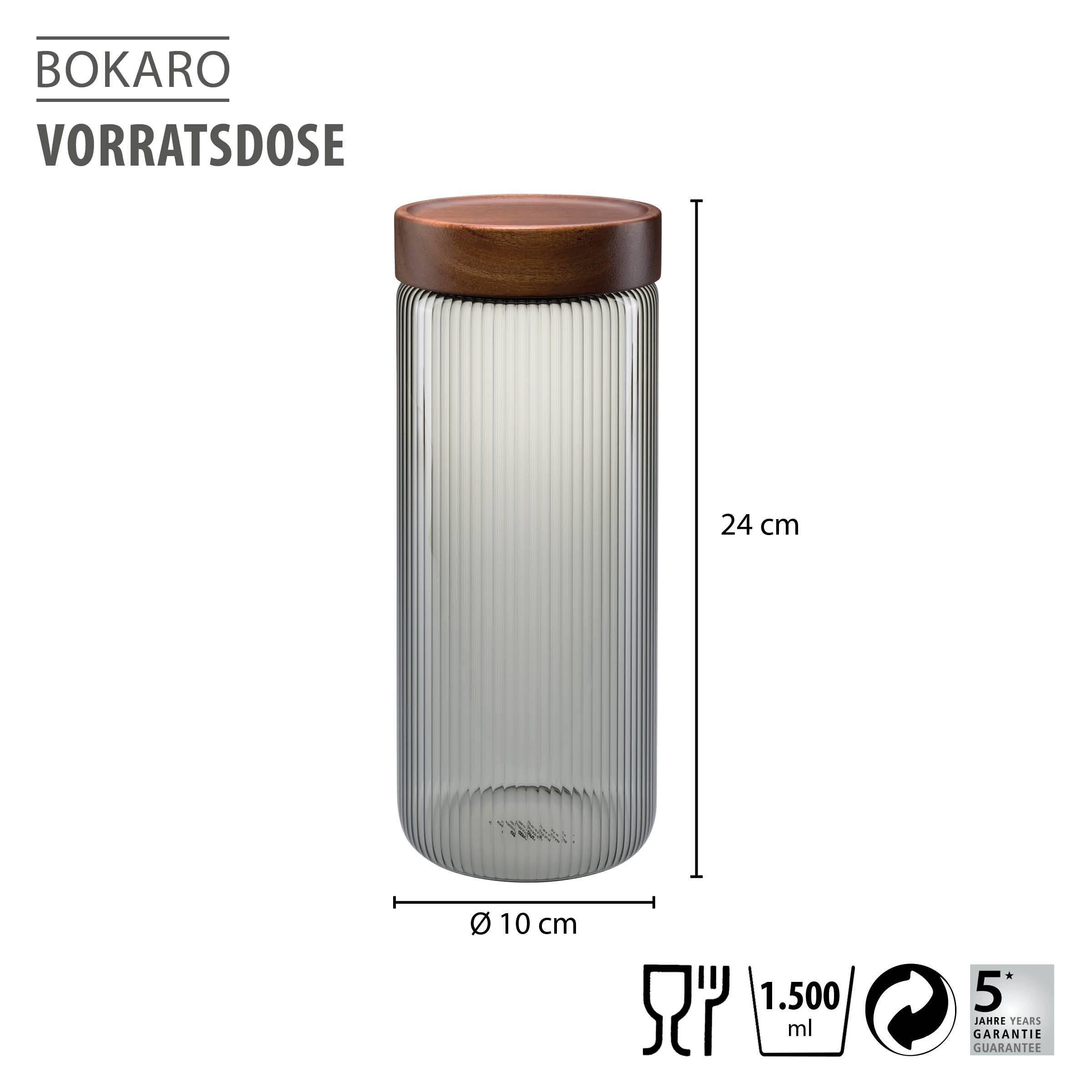 Gefu Vorratsdose Bokaro 1,5l