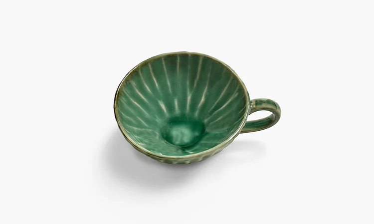 Serax Espresso Tasse grün Verde Lanza von Pascale Naessens