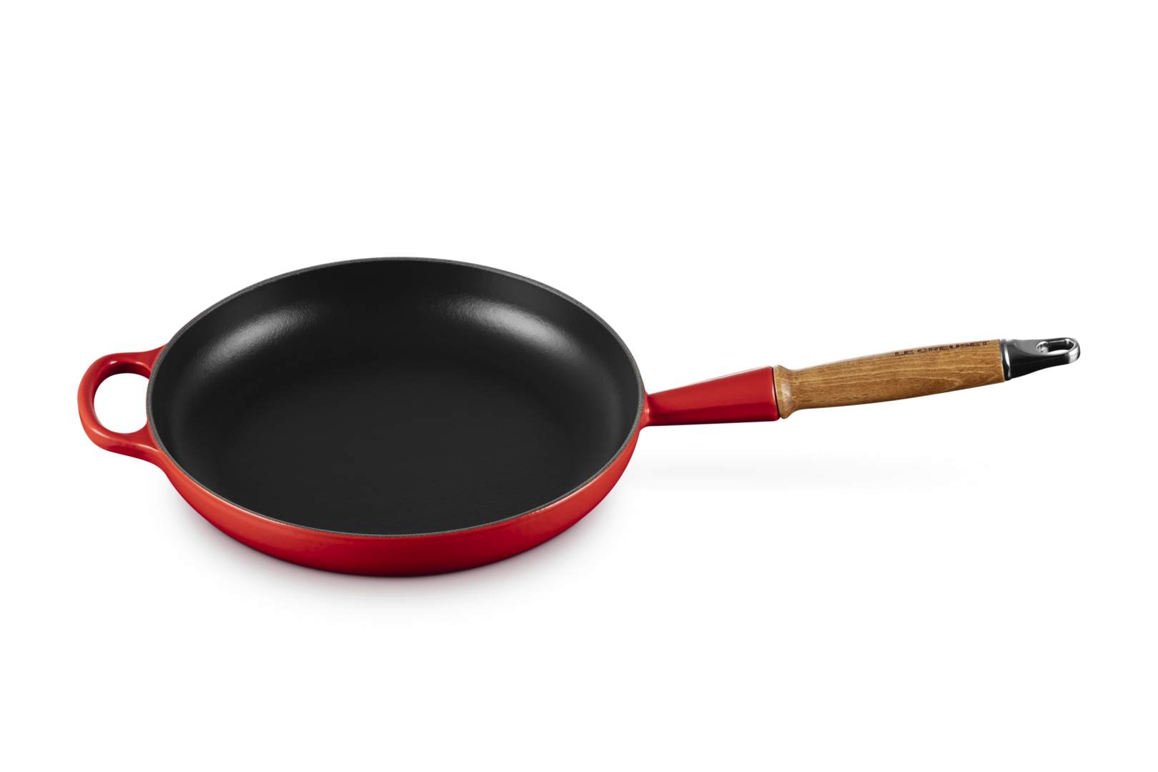 Le Creuset Bratpfanne mit Holzgriff 26 cm kirschrot