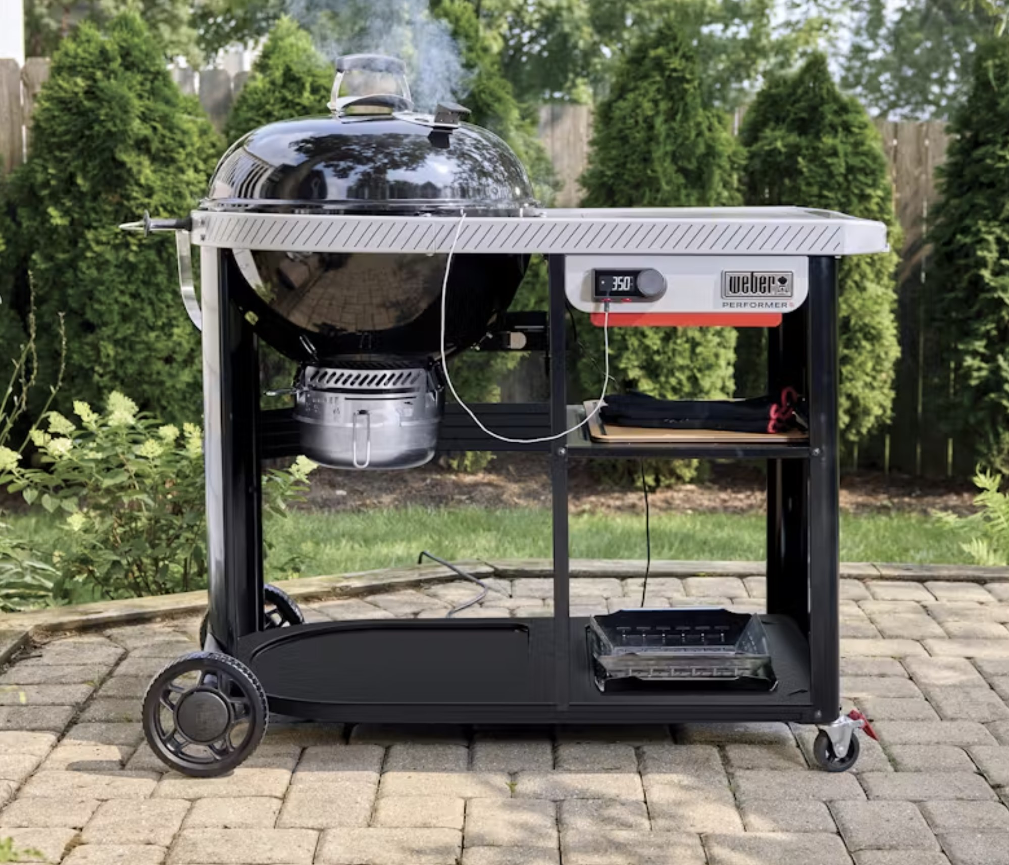Weber Performer Premium smarter Holzkohlegrill 57cm