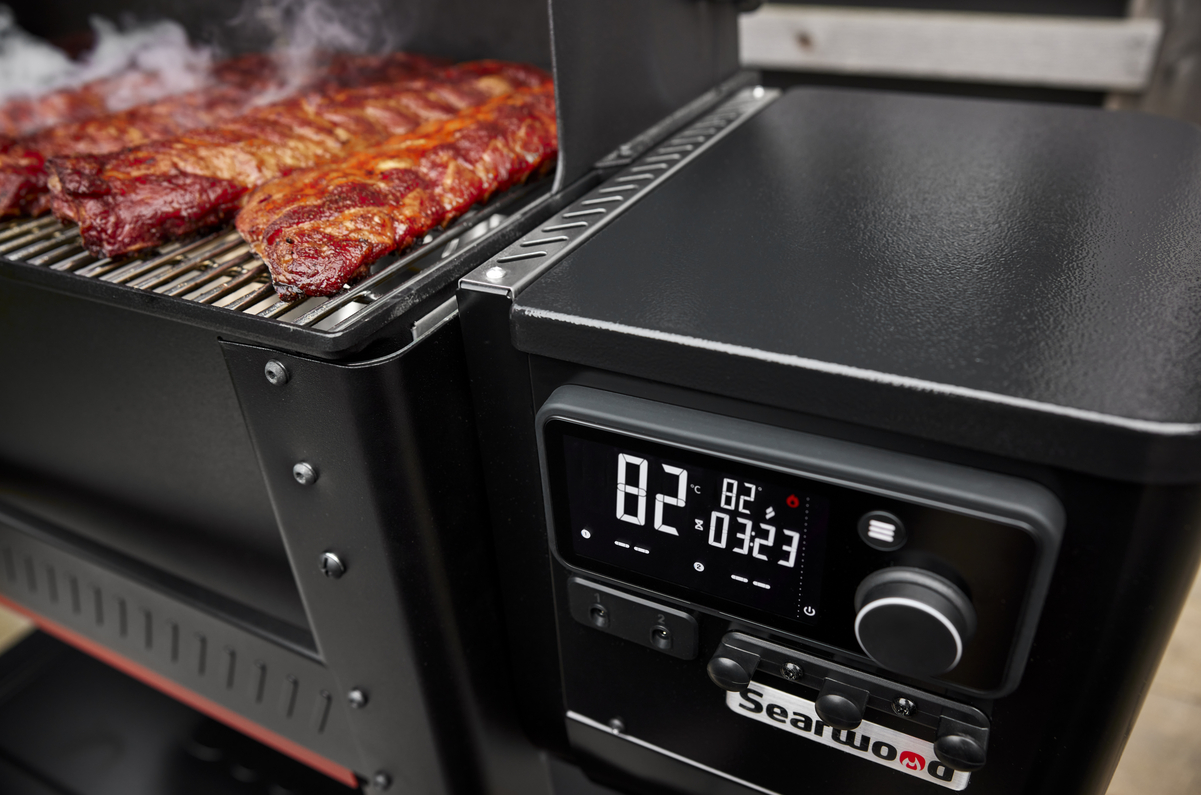 Weber Searwood XL Holzpelletgrill schwarz